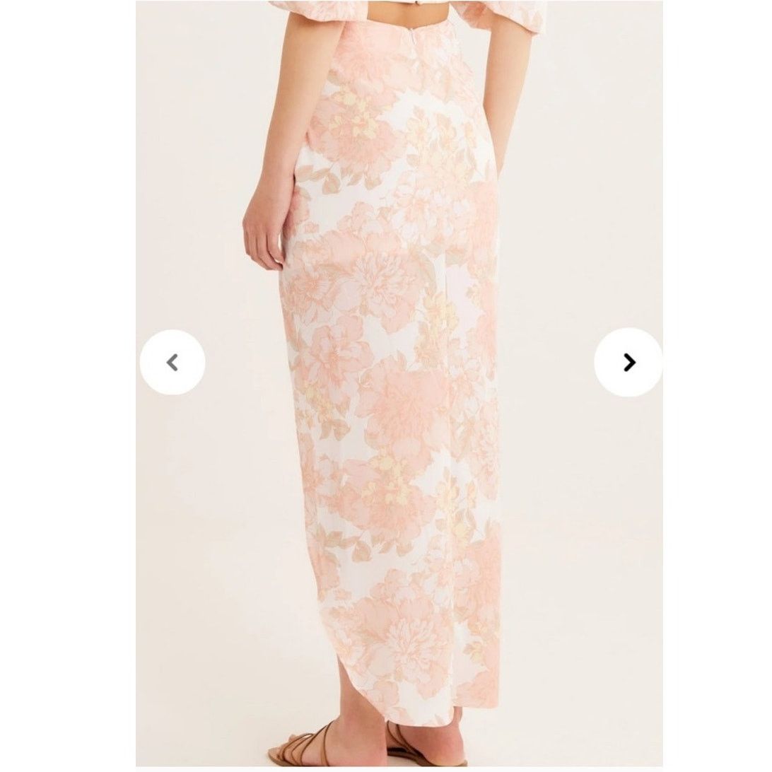 Free People New Free People RUMER Isola Set $488 Au XL-US 10 Pink Floral Size 32" / US 10 / IT 46 - 5 Thumbnail