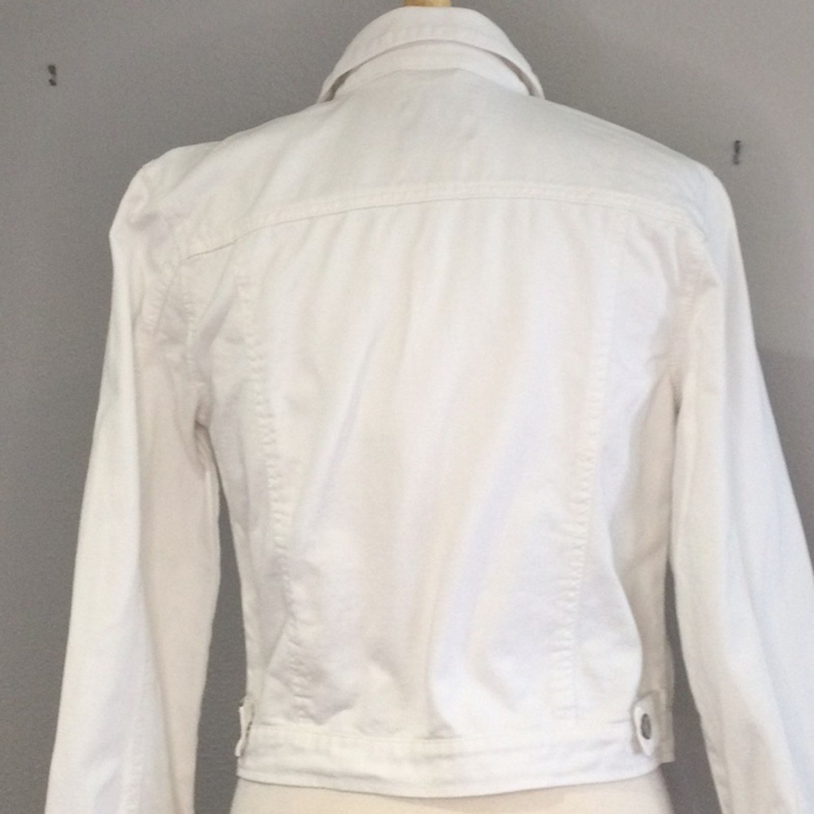 Other Love Tree Denim White Distressed Jean Jacket Small Size S / US 4 / IT 40 - 9 Thumbnail
