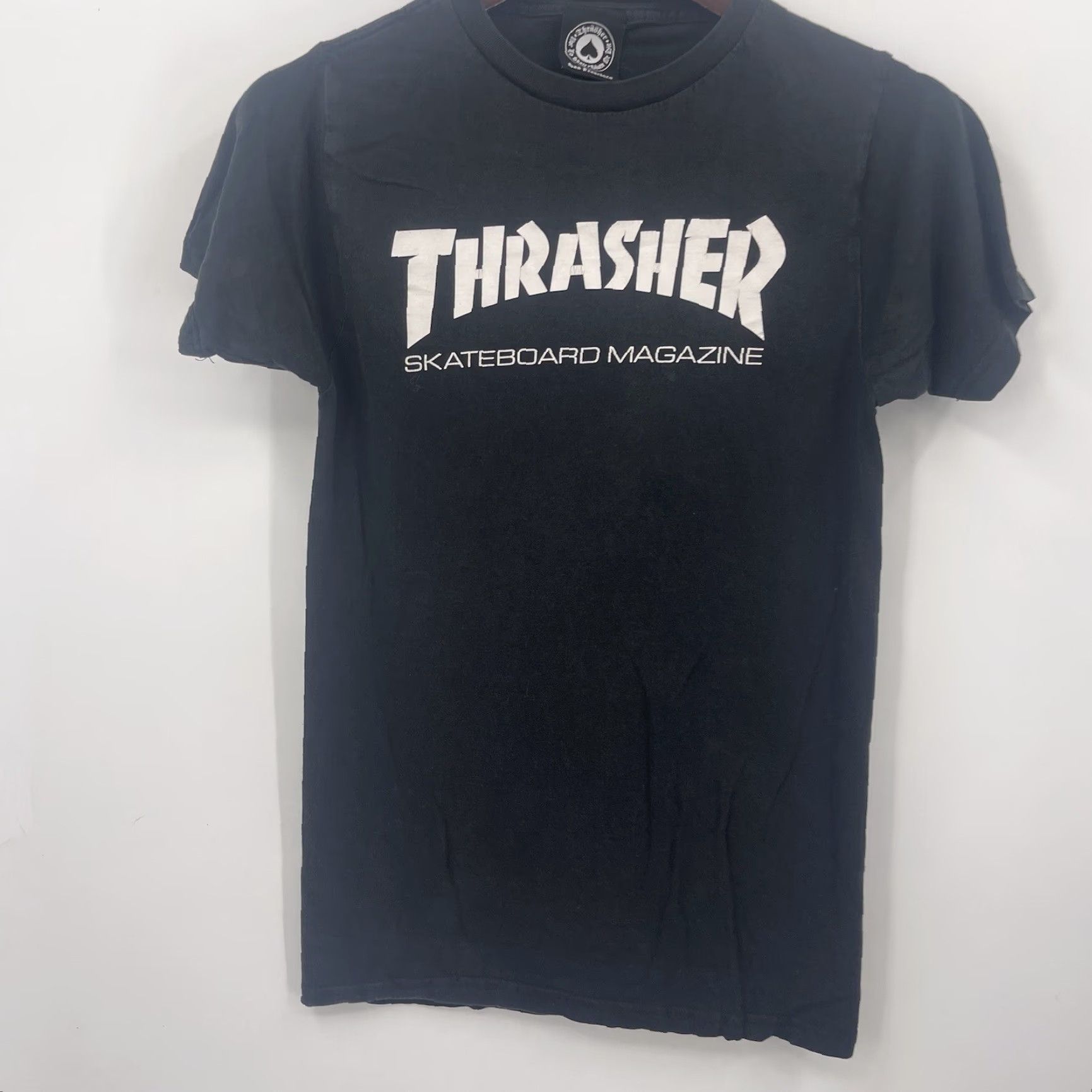 Thrasher VINTAGE Thrasher T-Shirt Men's Small 90s Skateboard Graphic Tee Black Cotton Short Sleeve Size US S / EU 44-46 / 1 - 2 Thumbnail