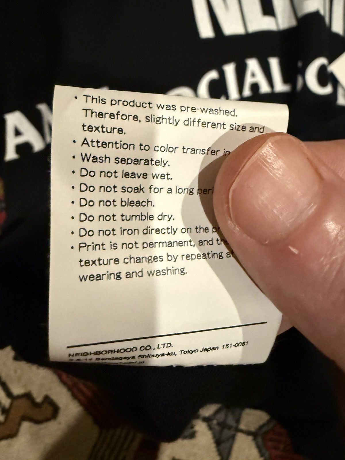 Anti Social Social Club × Neighborhood Assc x neighborhood made in japan breast pocket tee shirt Size US L / EU 52-54 / 3 - 5 Thumbnail