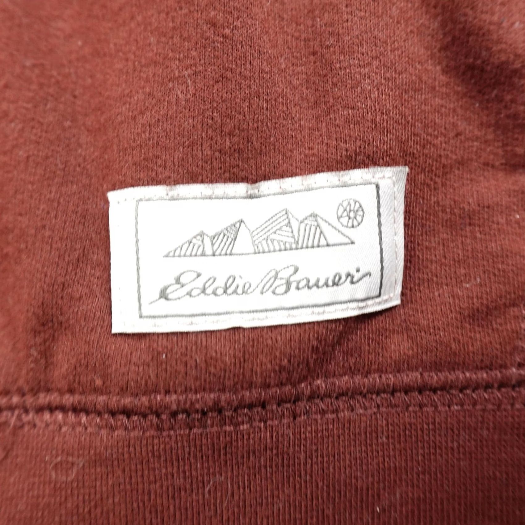 Eddie Bauer Eddie Bauer Hoodie Mens M Brown Pullover Sweatshirt Hiking Outdoor Casual Top Size US M / EU 48-50 / 2 - 4 Thumbnail