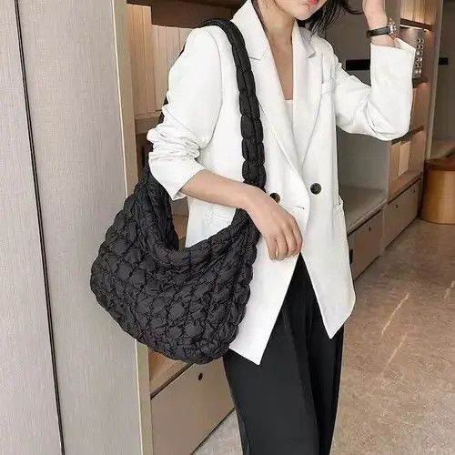 Japanese Brand × Vintage Hype Quilted Padded Crossbody Bag Size ONE SIZE - 2 Thumbnail
