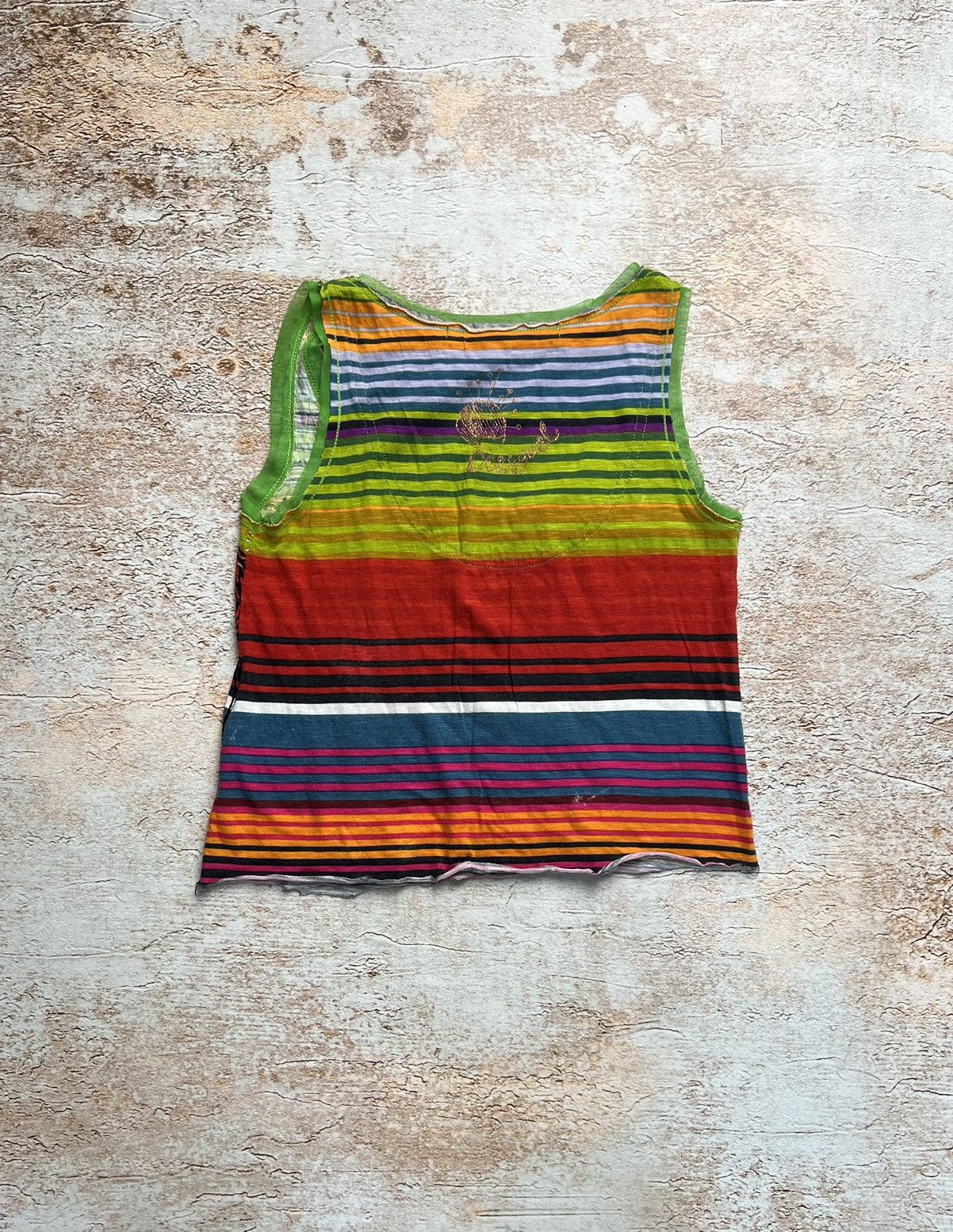 Desigual × Vintage Desigual vintage cropped tank top Size S / US 4 / IT 40 - 5 Thumbnail