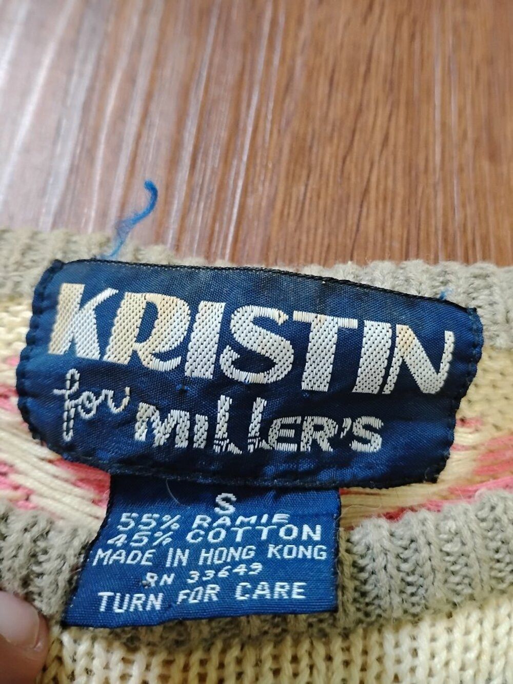 Other Vintage Miller's Kristin Horse Nordic Crewneck Sweater Size S / US 4 / IT 40 - 3 Thumbnail