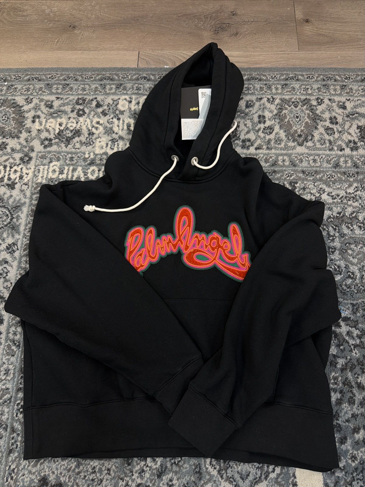 Palm Angels Palm angels script logo hoodie black Size US S / EU 44-46 / 1 - 1 Thumbnail