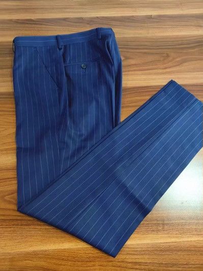 Other Navy Blue Pin Stripe Suit Size 40R - 3 Thumbnail