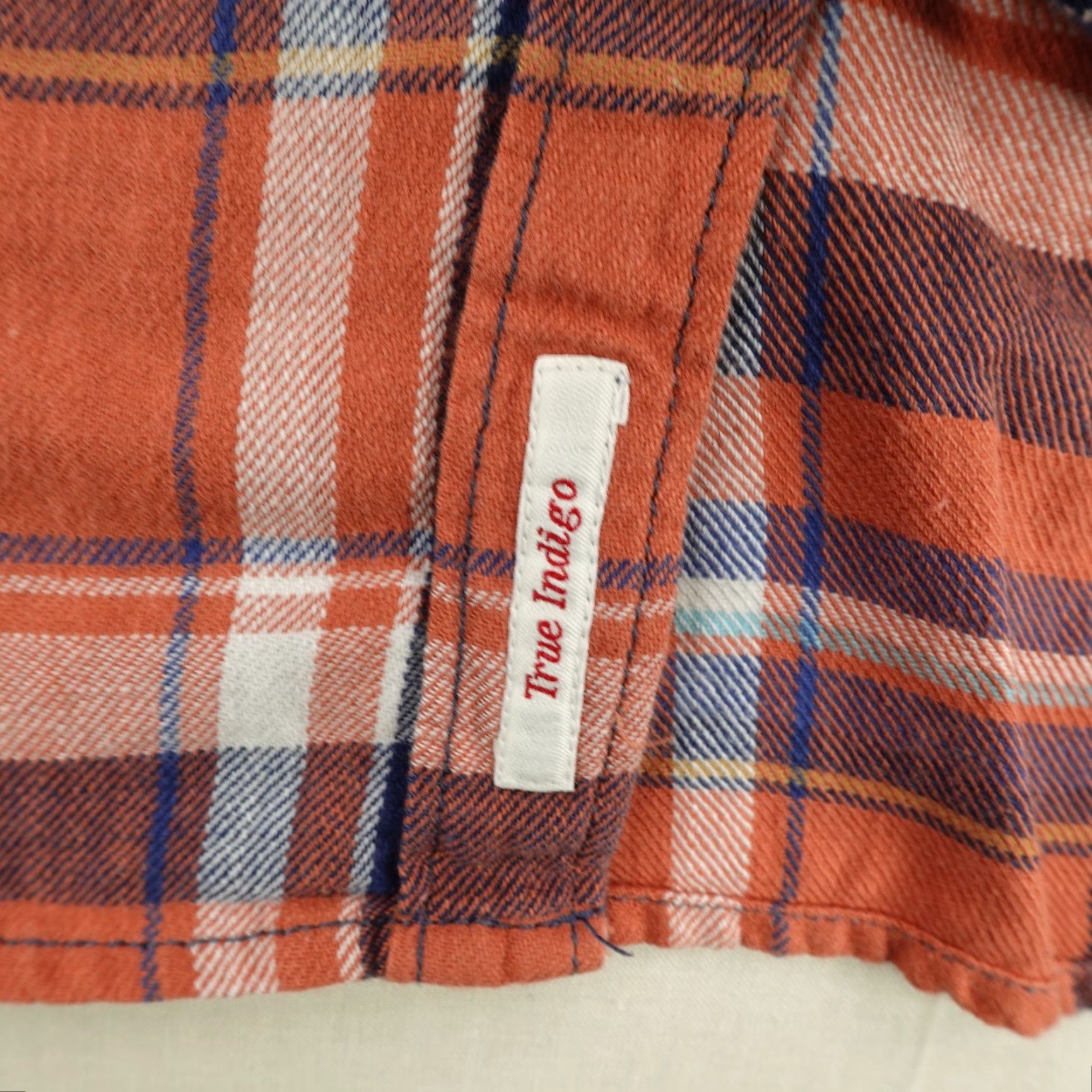 Lucky Brand VINTAGE Lucky Brand Men's Shirt Casual Long Sleeve Flannel Button Up California Fit Orange Plaid 90s Men's Wear Size US M / EU 48-50 / 2 - 5 Thumbnail