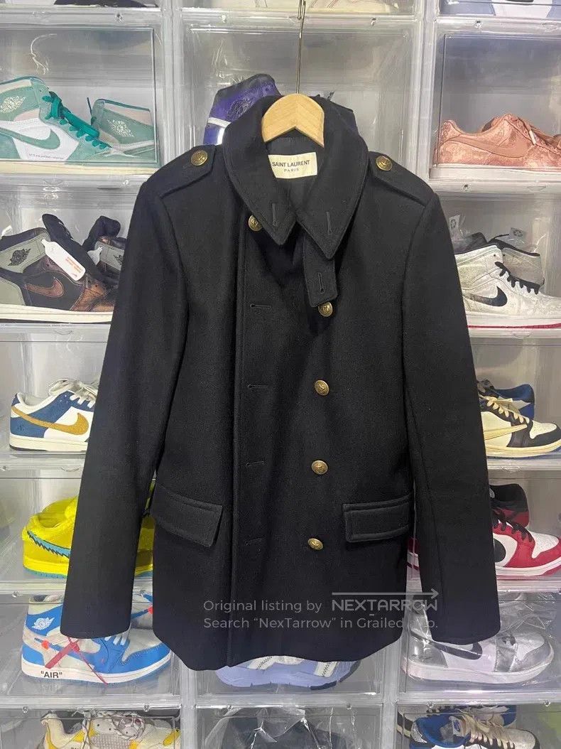 Saint Laurent Paris Saint Laurent Paris Original Double-breasted Coat Size US S / EU 44-46 / 1 - 1 Thumbnail