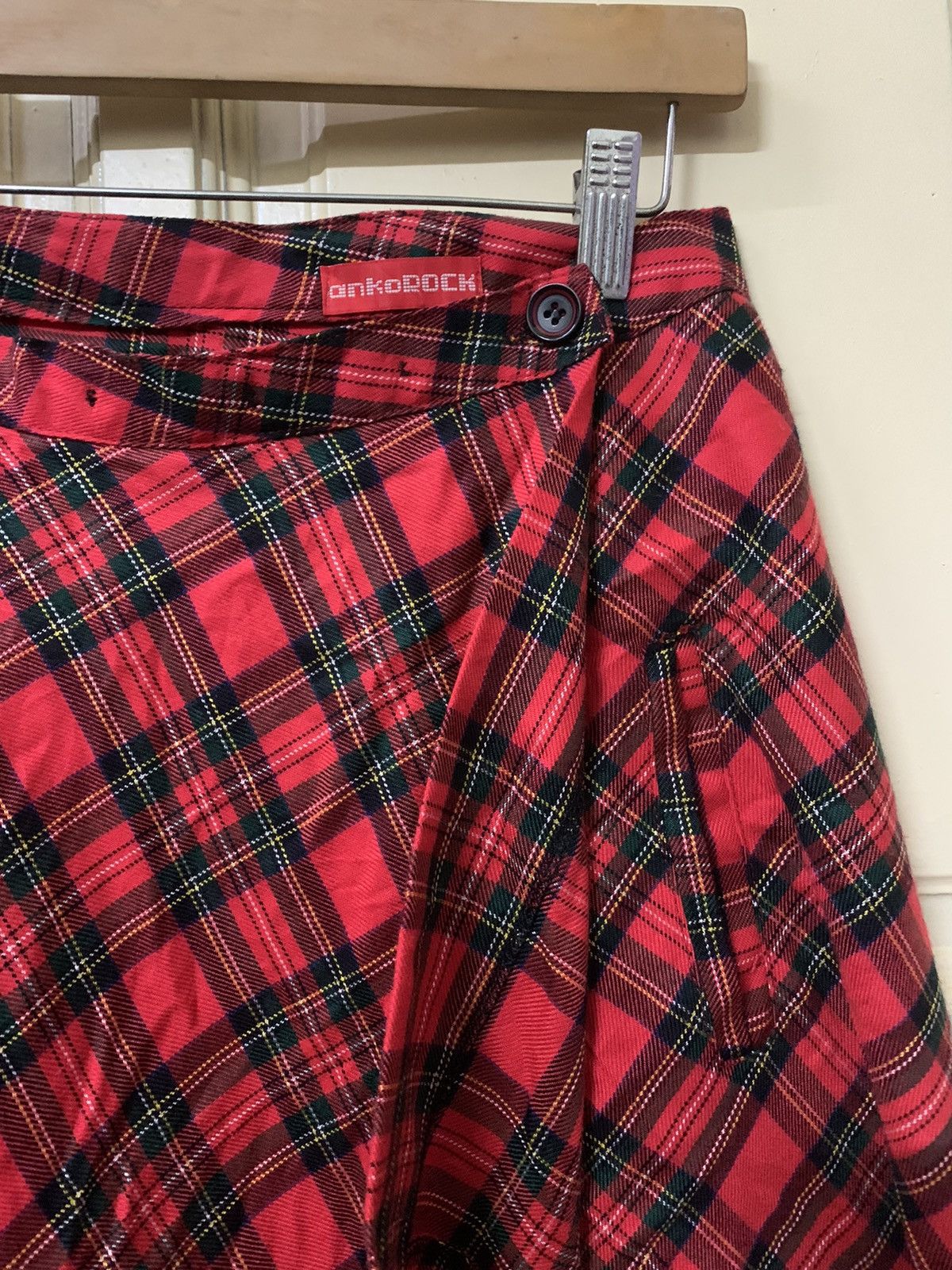 Seditionaries Japanese Ankorock Gothic Punk Red Tartan Skirt Size 28" / US 6 / IT 42 - 7 Thumbnail