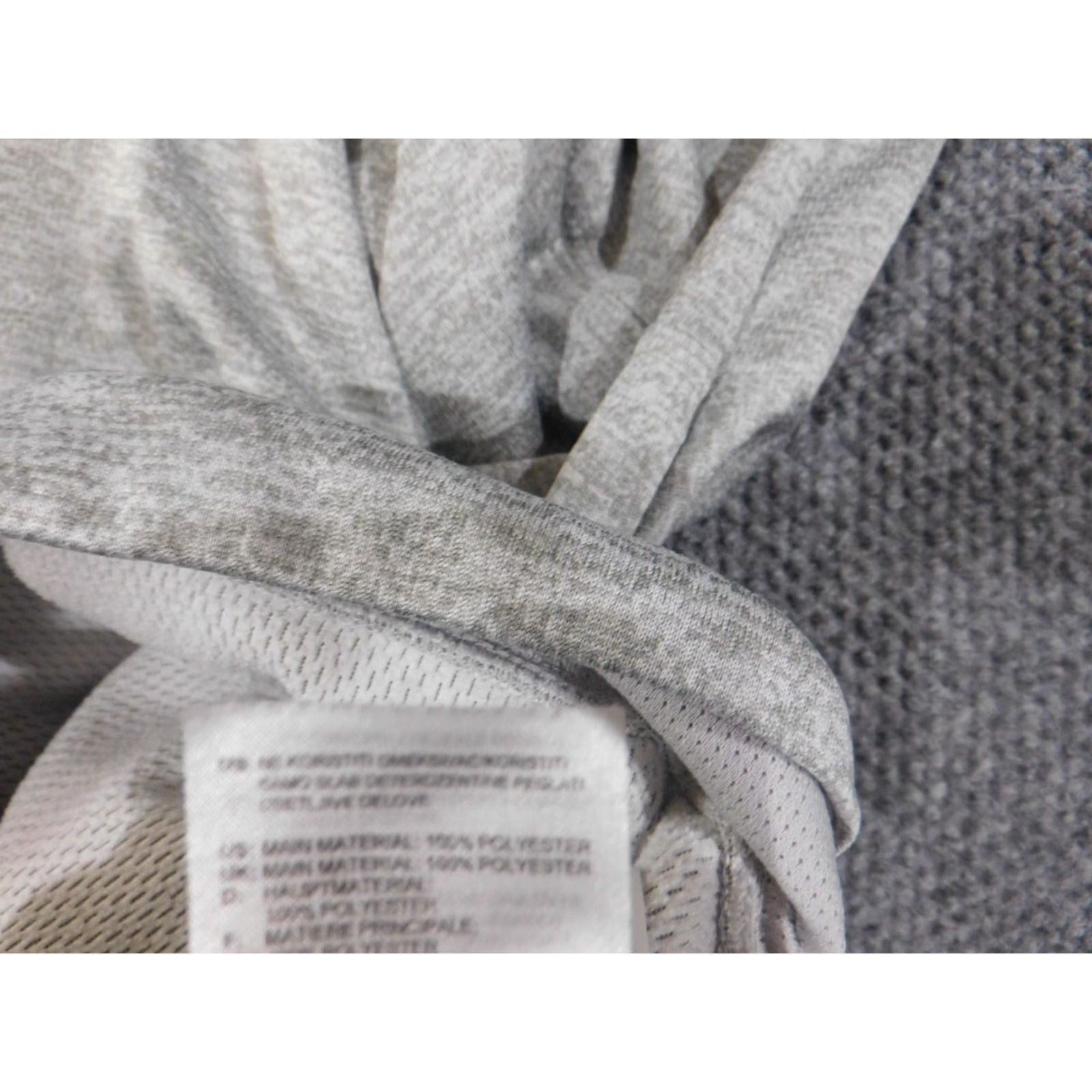Adidas Adidas Hoodie Mens XL Gray Logo Pullover Stretch Active Knit Short Sleeve? Size US XL / EU 56 / 4 - 7 Thumbnail