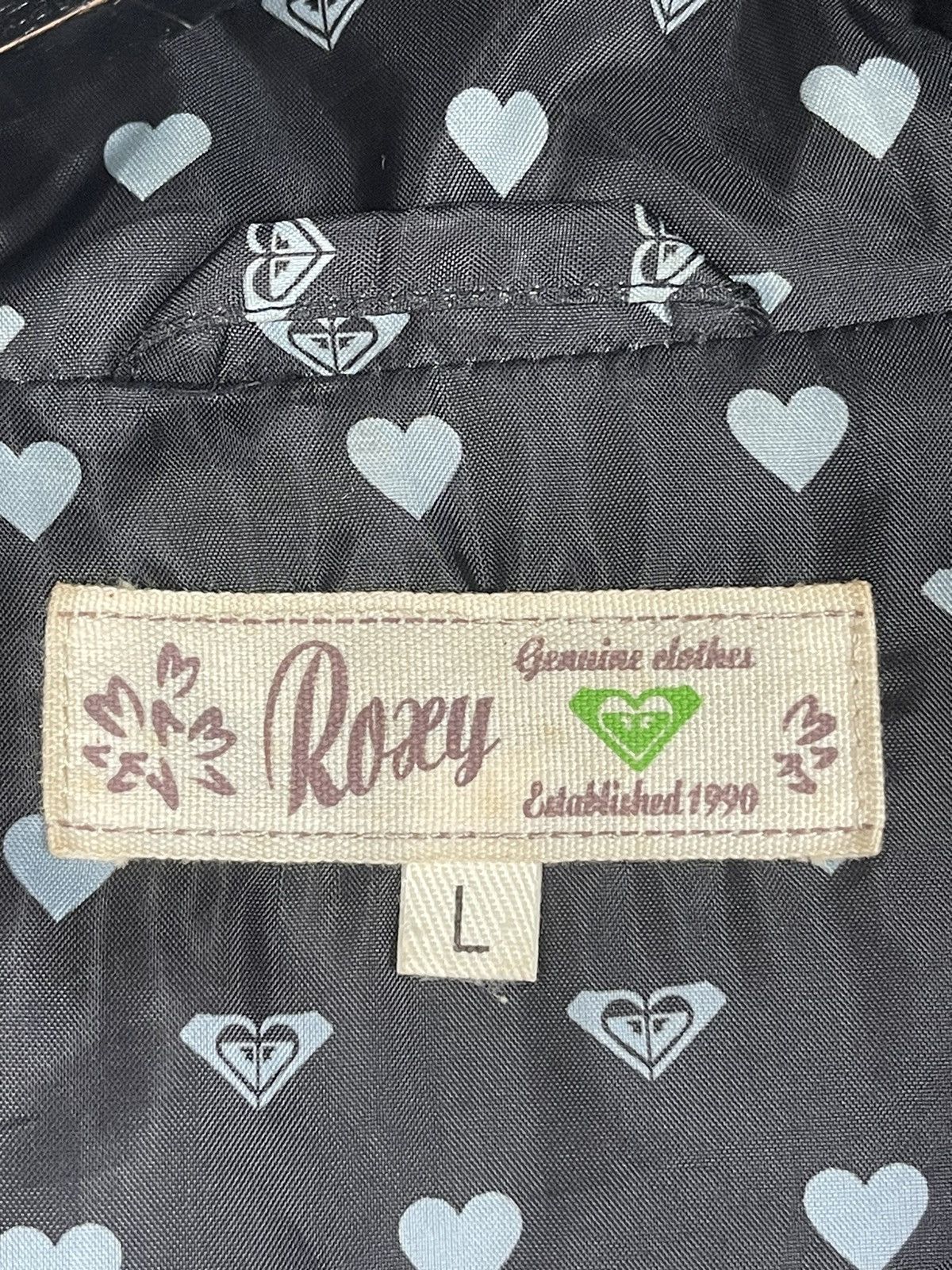 Quiksilver Vintage Roxy Quilted Sherpa Jacket Size L / US 10 / IT 46 - 5 Thumbnail