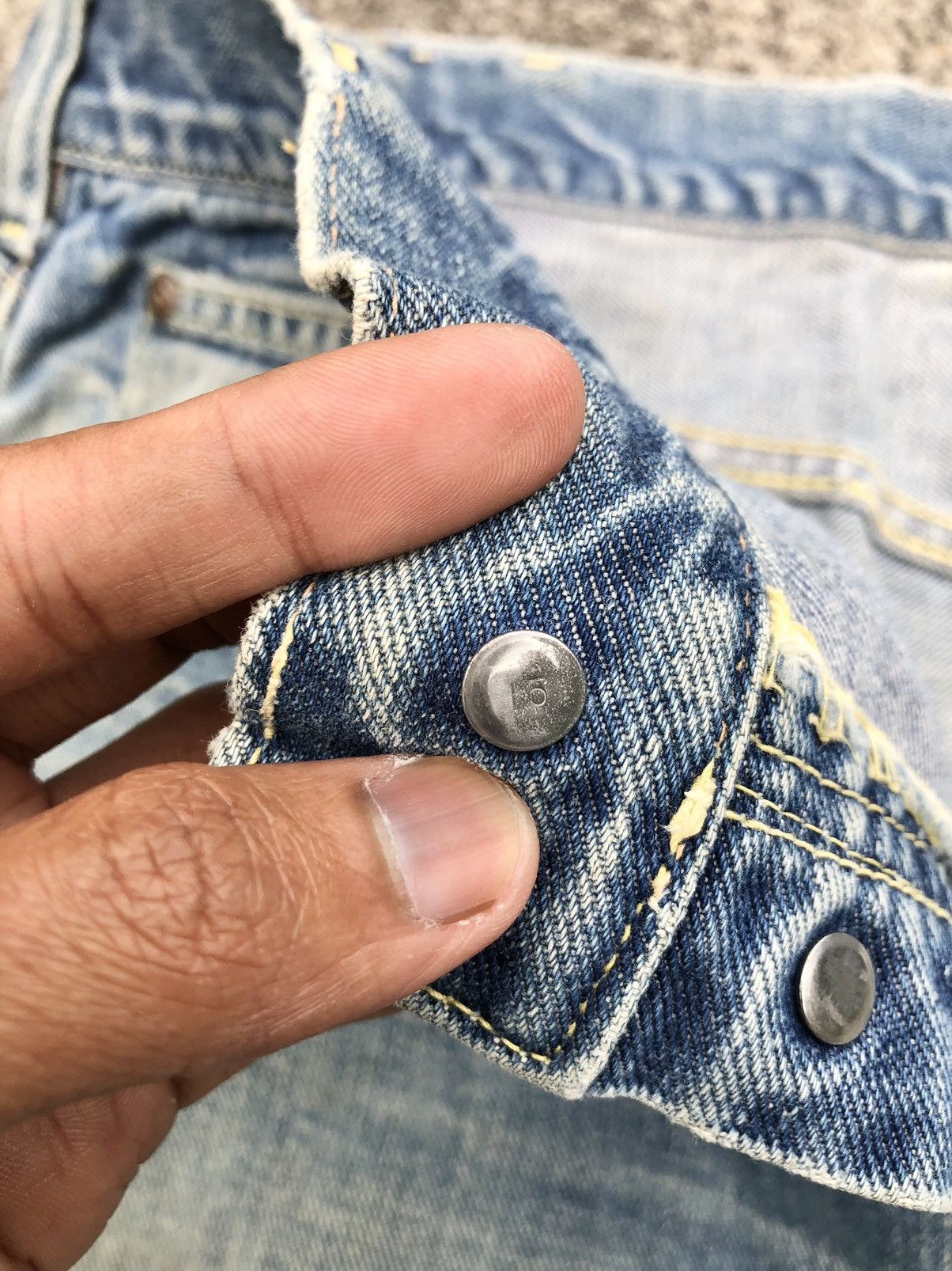 Lee VINTAGE 60s LEE 101B SELVEDGE DENIM Size US 36 / EU 52 - 14 Thumbnail