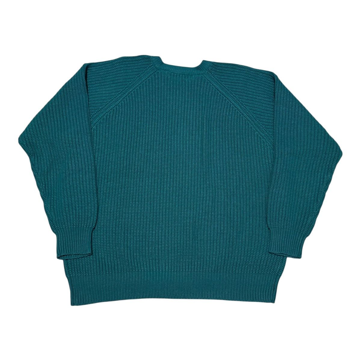 St. Johns Bay Vintage 90s St John's Bay Turquoise Knit Sweater Men's XL Size US XL / EU 56 / 4 - 4 Thumbnail