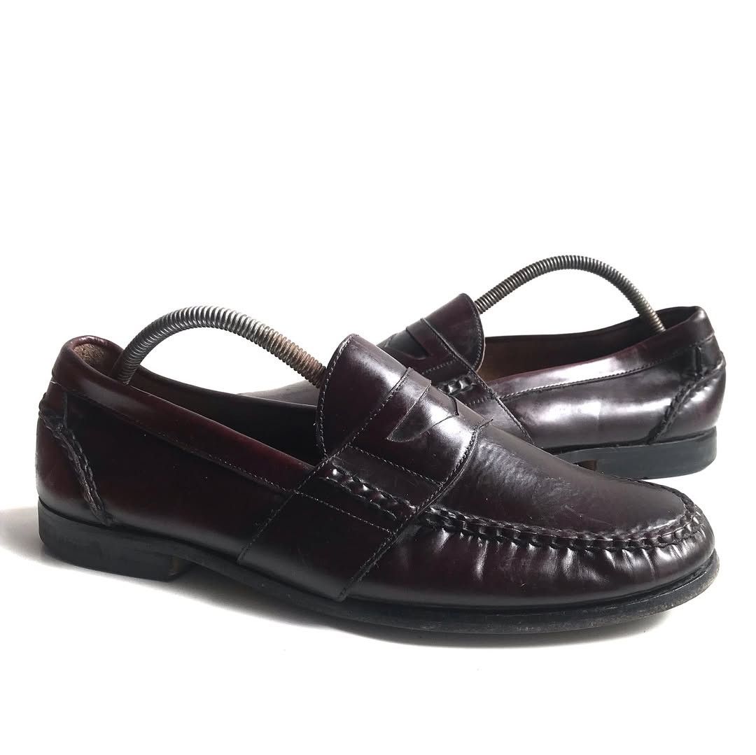 Vintage GH Bass Weejuns Penny Loafer Wine Brunell Oxblood