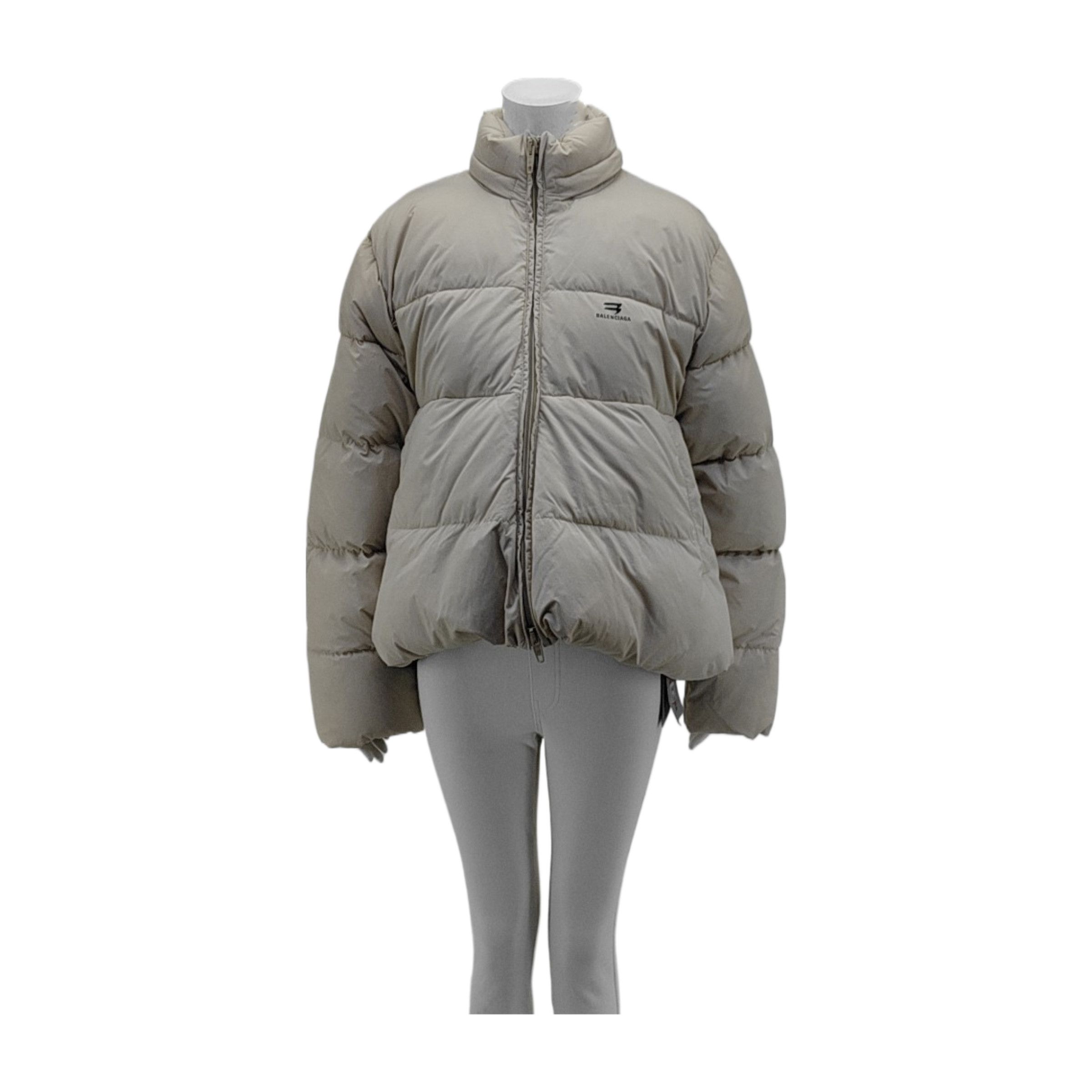 Balenciaga Balenciaga Puffer Jacket Beige Size S Size XS / US 0-2 / IT 36-38 - 1 Thumbnail