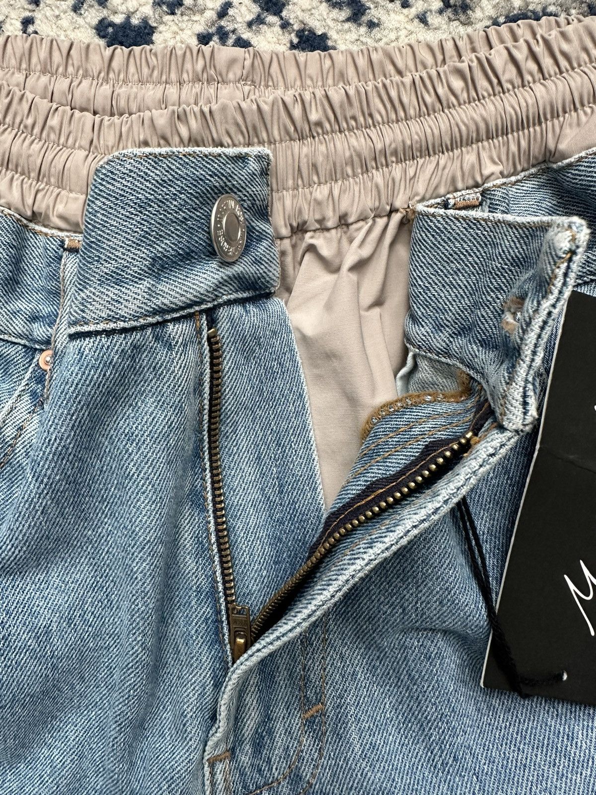 Martine Rose SS19 Martine Rose Hybrid Denim Track Pant Size US 34 / EU 50 - 4 Thumbnail