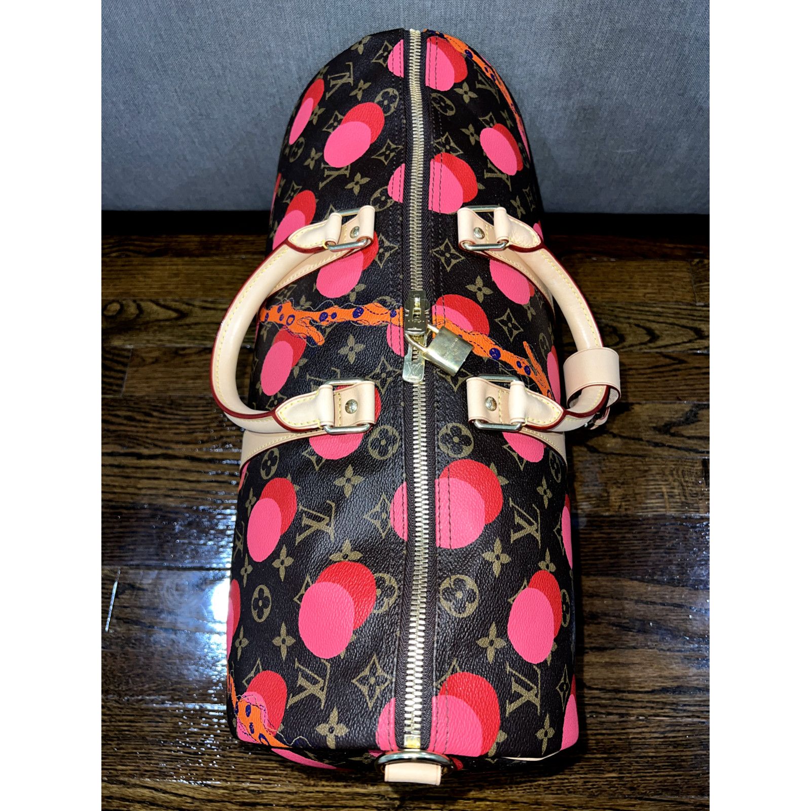 Louis Vuitton Louis Vuitton Ramages Monogram Brown Red Pink Travel Bag Size ONE SIZE - 8 Thumbnail