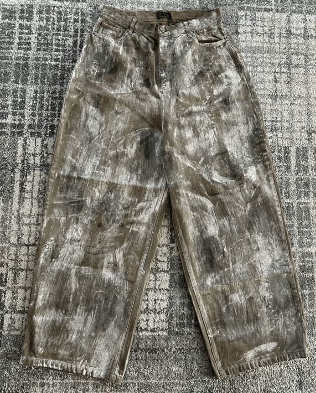 Other Eternal Love Painted Baggy Denim Size US 32 / EU 48 - 1 Thumbnail
