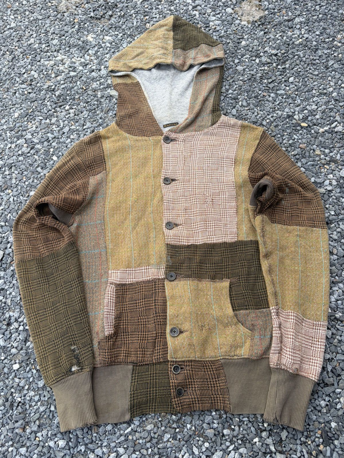 Kapital RARE KAPITAL PATCHWORK BORO HOODIE Size US S / EU 44-46 / 1 - 2 Thumbnail