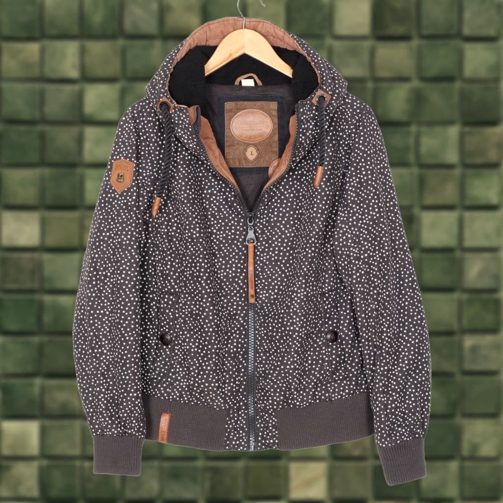 Vintage Naketano Hooded Jacket Women Grey Size L MJ4590 Size L / US 10 / IT 46 - 1 Thumbnail