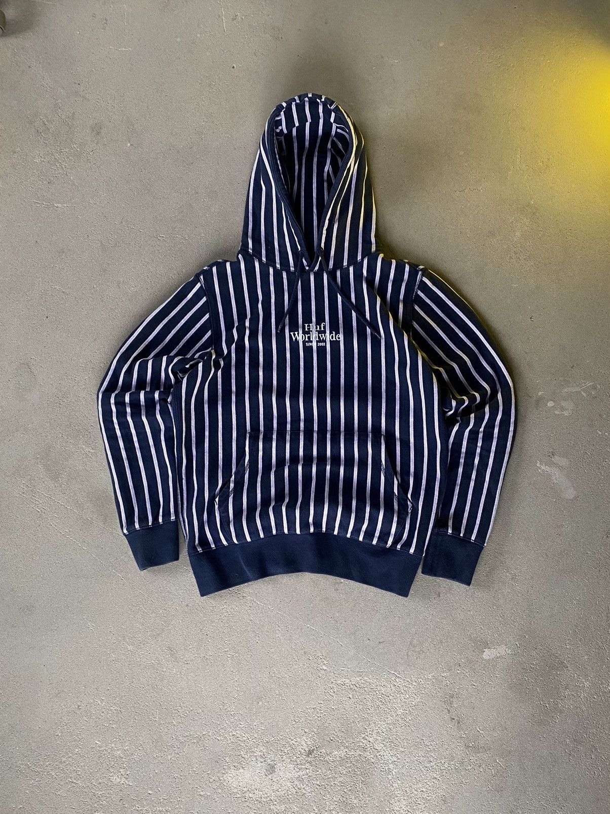 Huf sutter store stripe pullover hoodie