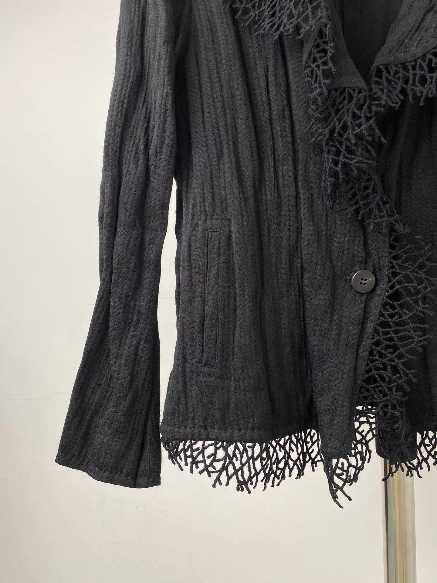 Issey Miyake Issey miyake haat Pleated Fringe Jacket K20 Size XS / US 0-2 / IT 36-38 - 3 Thumbnail