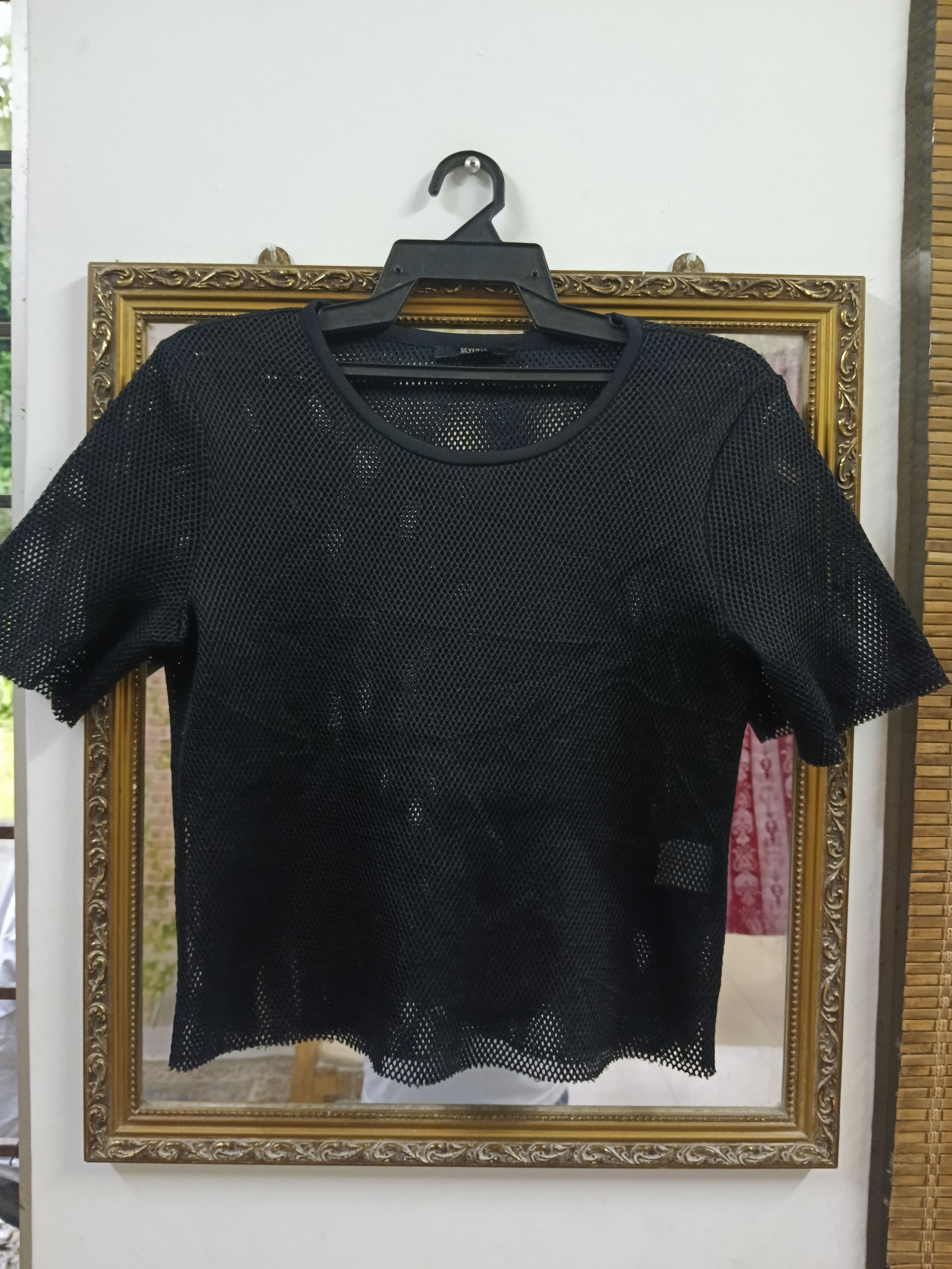 If Six Was Nine × Japanese Brand SEVENTY SERGIO TEGON CROP MESH Size M / US 6-8 / IT 42-44 - 1 Thumbnail