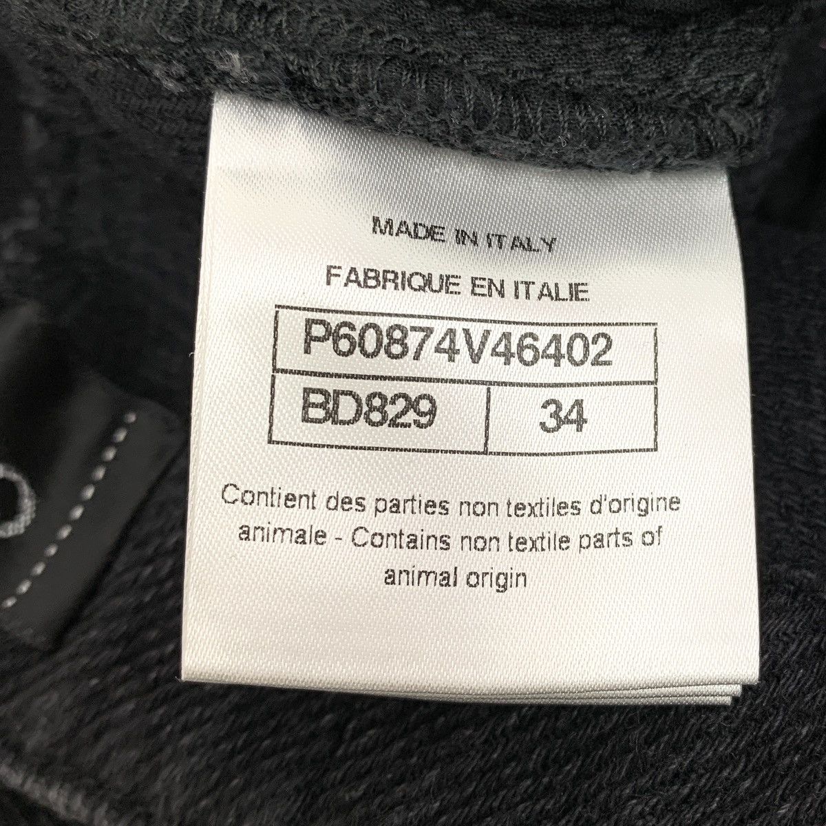 Chanel Chanel Black Logo Emblem Casual Wide-Leg Denim Pants K26WX Size 24" / US 00 / IT 34 - 8 Thumbnail