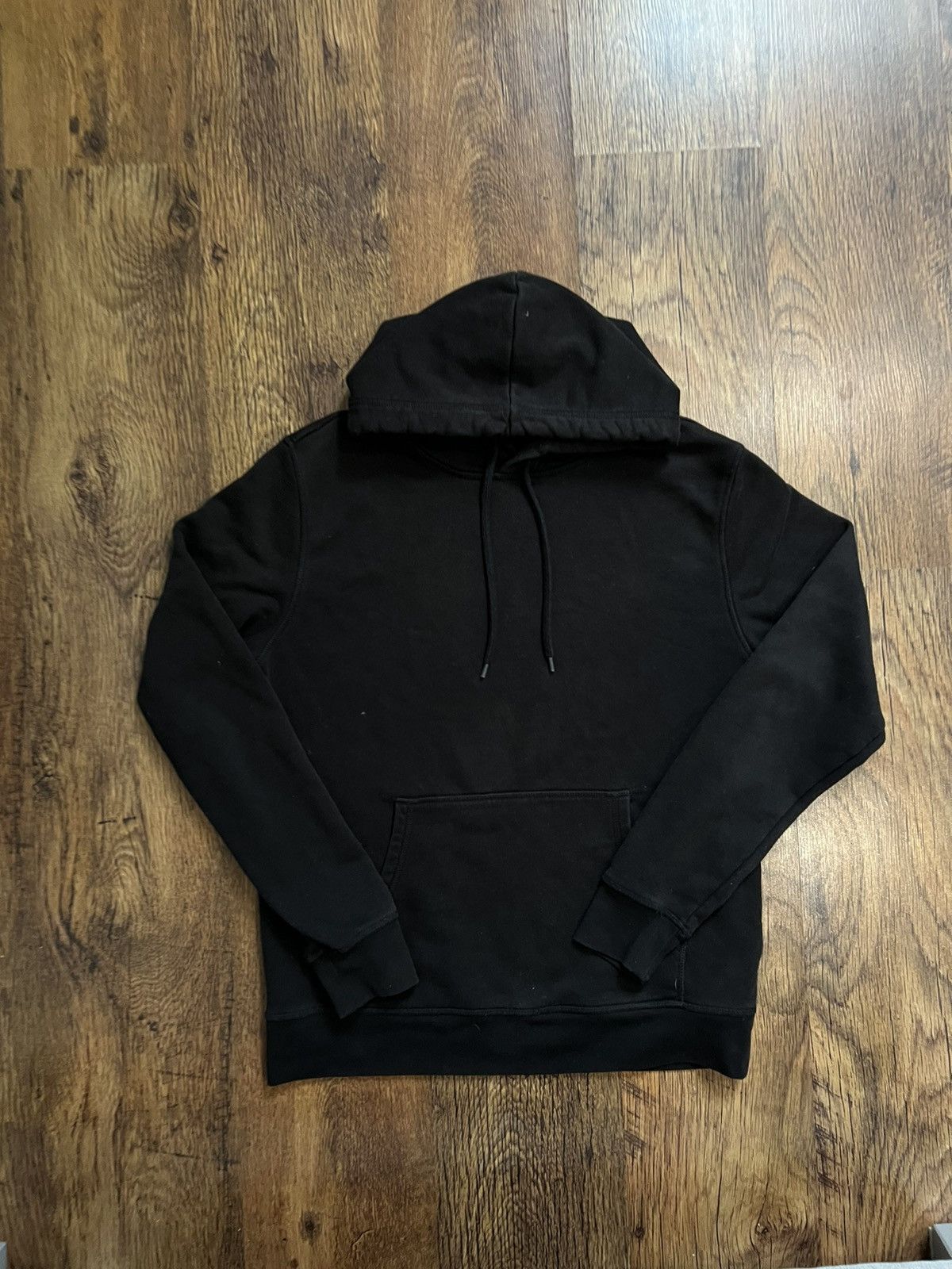 Vintage Vintage hoodie black blank 90s y2k sweatshirt Size US M / EU 48-50 / 2 - 4 Thumbnail