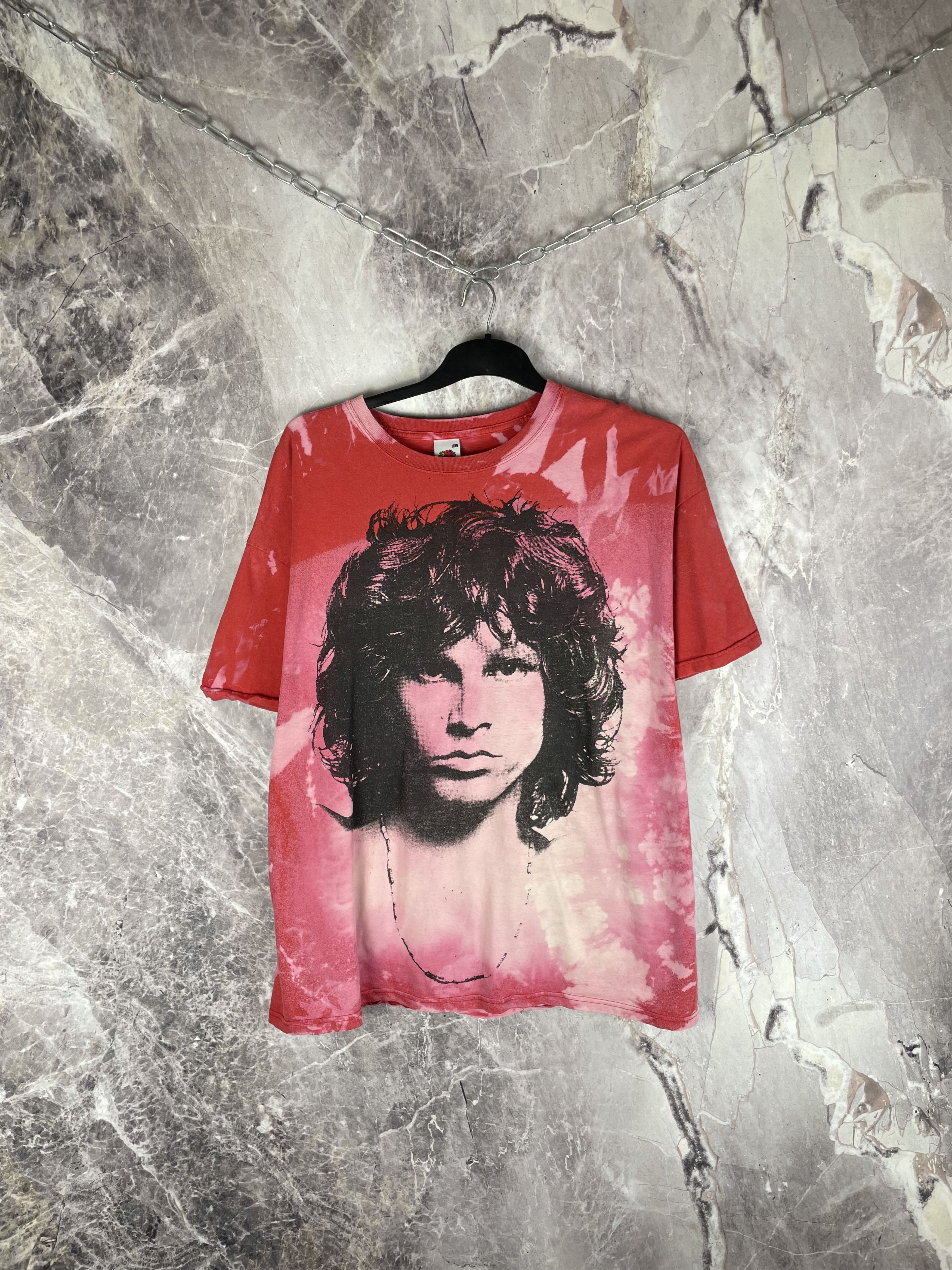 Band Tees Vintage Jim Morrison The Doors Photo Face T shirt RARE Size US XXL / EU 58 / 5 - 1 Thumbnail