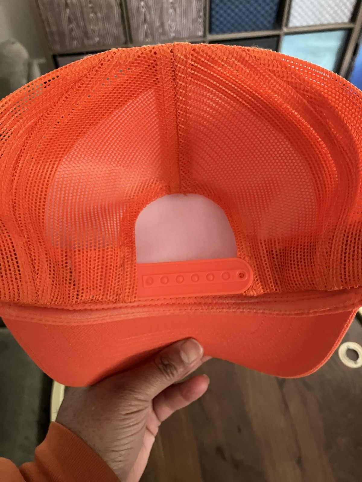 Bass Pro Shops Bass Pro Shops Orange Fish Trucker Hat Cap SnapBack Mesh Size ONE SIZE - 2 Thumbnail
