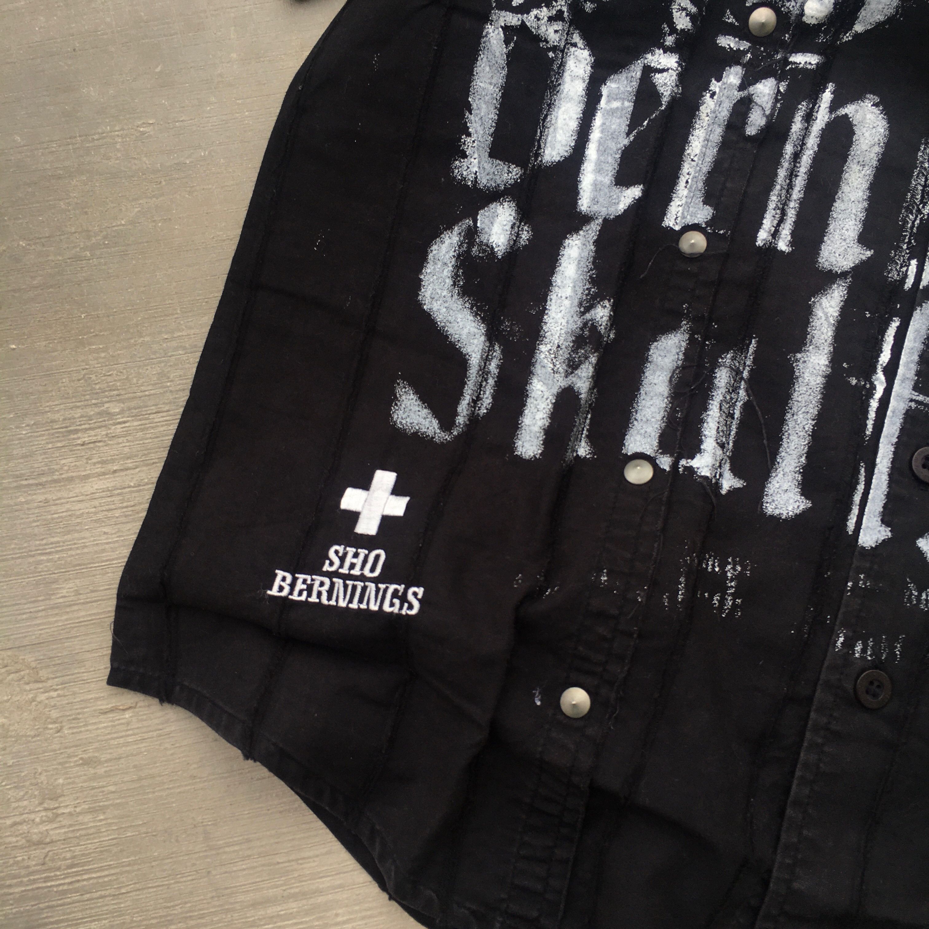 Japanese Brand Bernings sho poem shirt distressed Size US M / EU 48-50 / 2 - 4 Thumbnail