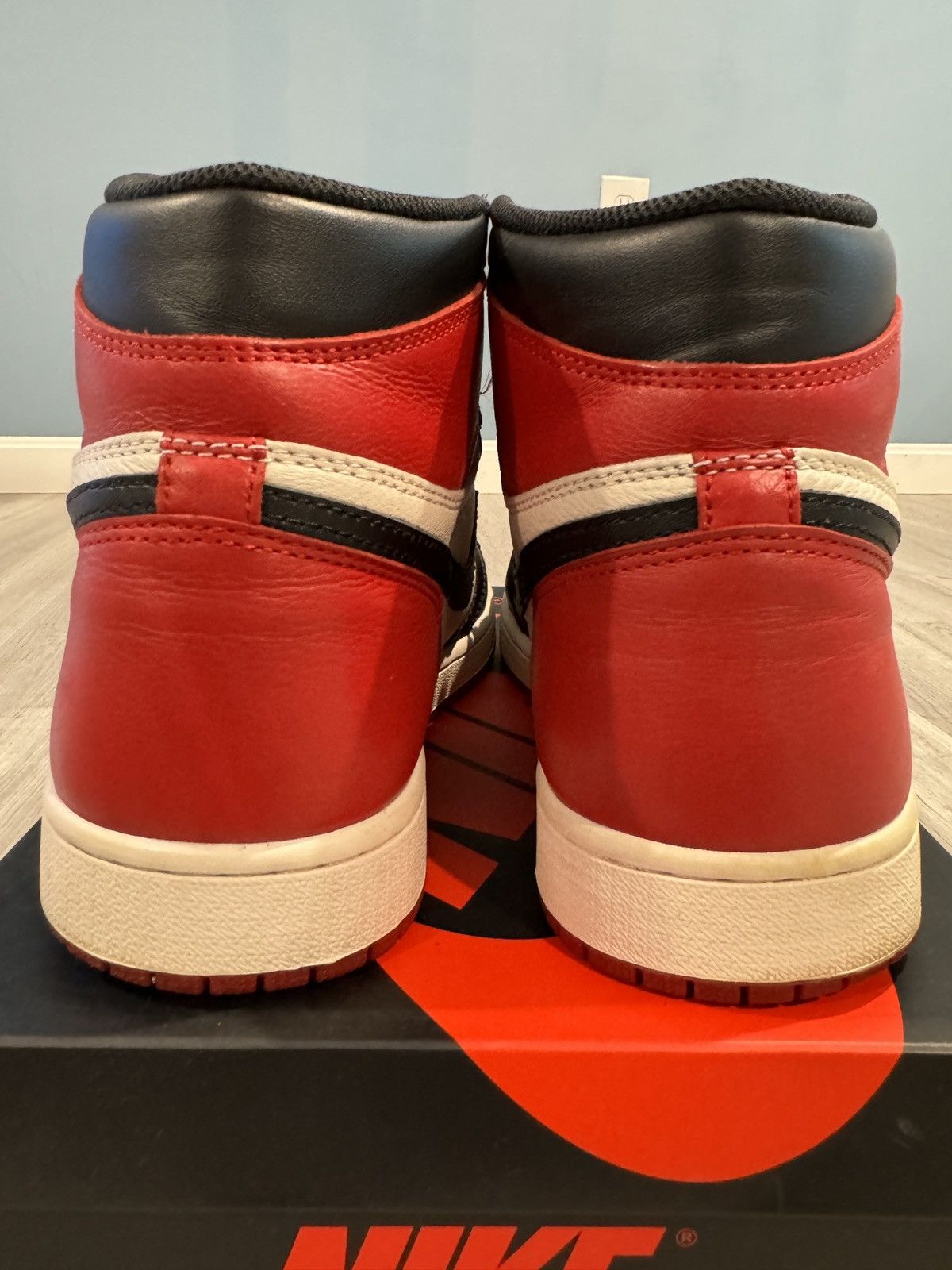 Jordan Brand × Nike Air Jordan 1 Retro High OG “Bred Toe” Size US 9.5 / EU 42-43 - 6 Thumbnail