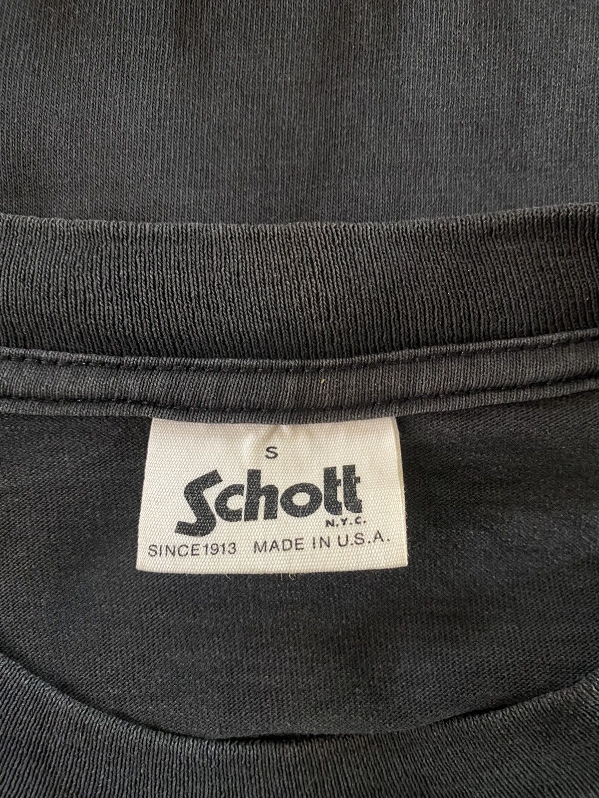 Schott 🔥RARE🔥Vintage 80’s Schott New York City Big Logo Size US S / EU 44-46 / 1 - 6 Thumbnail