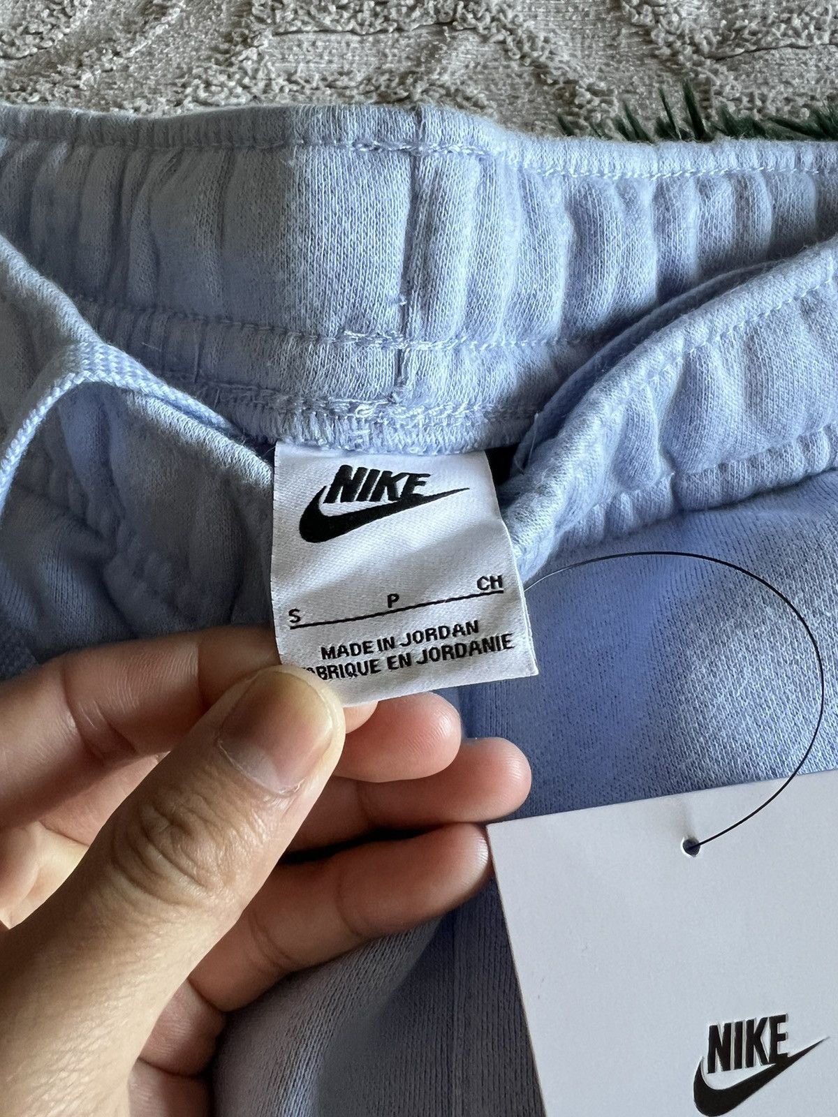 Nike Light Blue Nike Club Fleece Jogger Pants Size US 30 / EU 46 - 3 Thumbnail
