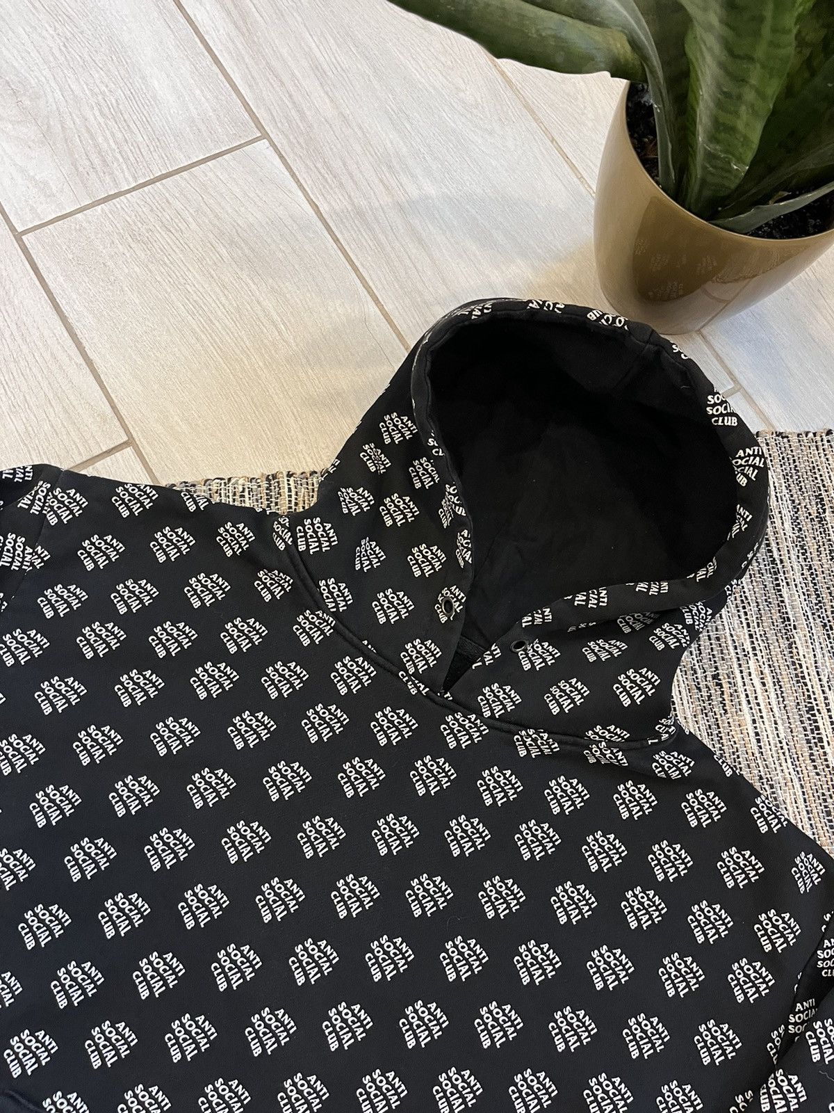 Anti Social Social Club × Vintage Vintage Anti Social Social Club hoodie monogram many logos Size L / US 10 / IT 46 - 3 Thumbnail