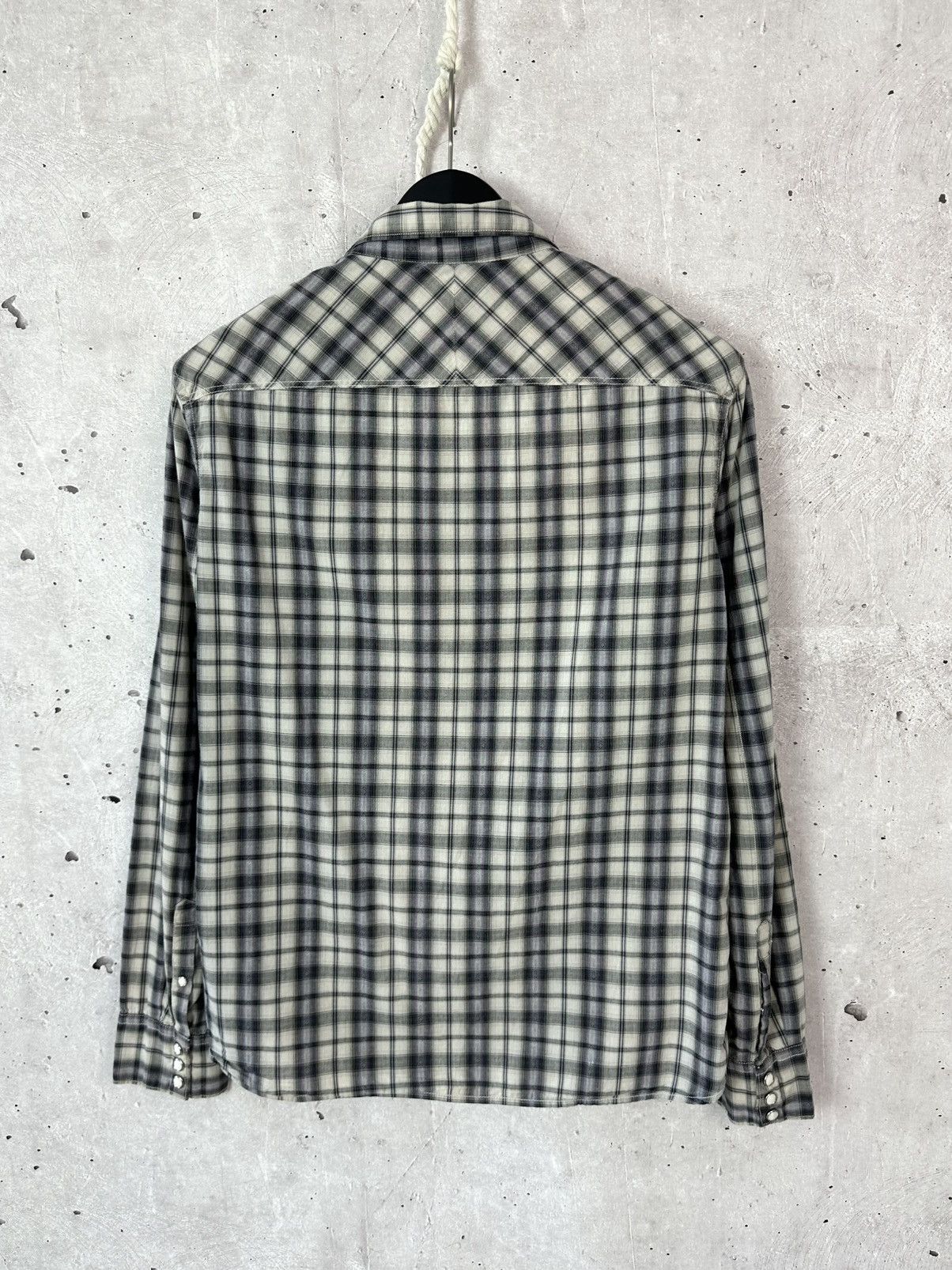 Allsaints × Vintage All Saints Parson Check Long Sleeve Cotton Men’s Shirt Size US L / EU 52-54 / 3 - 8 Thumbnail
