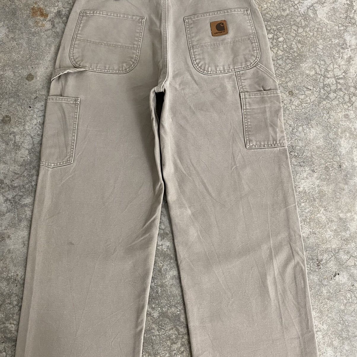 Carhartt Vintage Carhartt Desert Grey Carpenter Work Pants Size US 34 / EU 50 - 15 Thumbnail