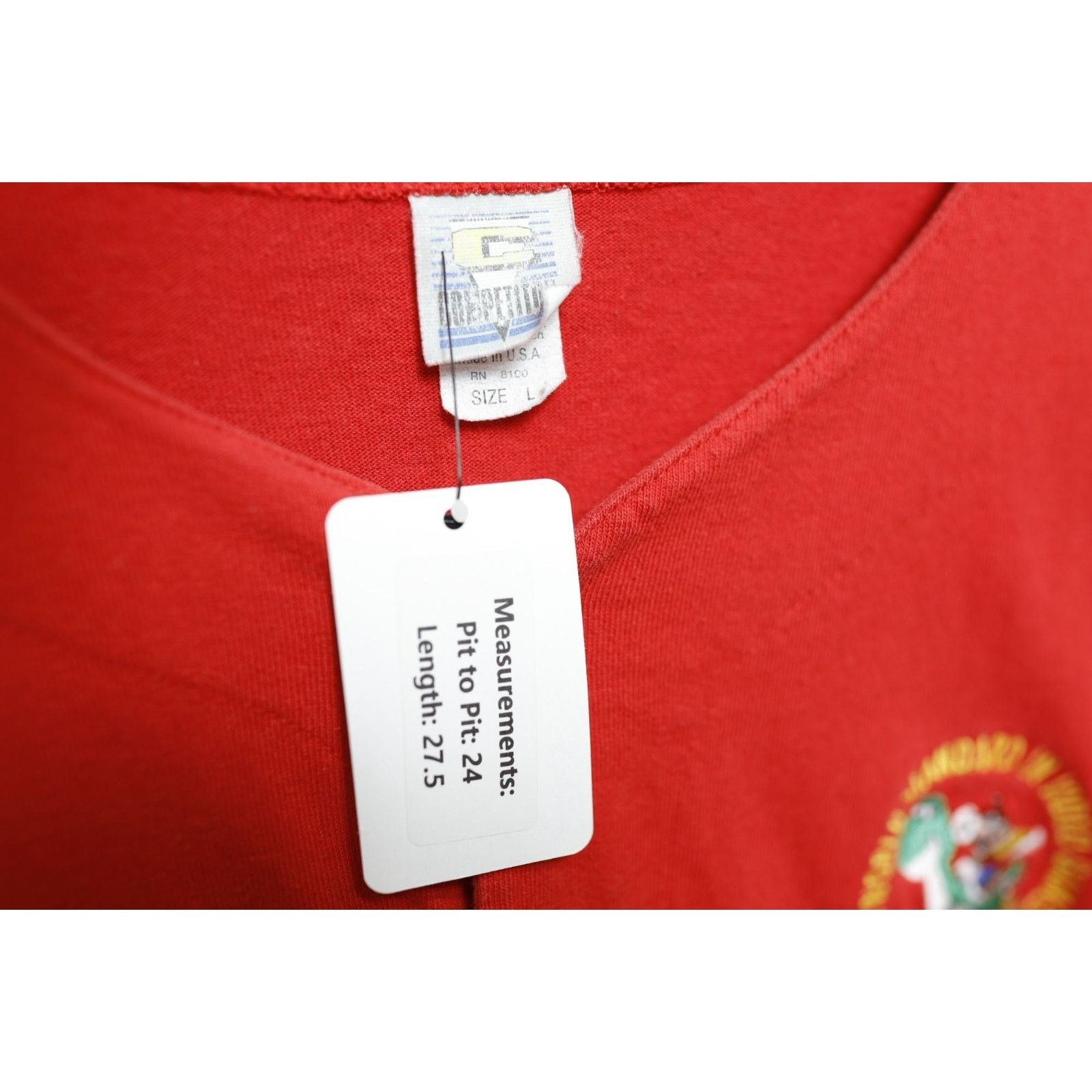 Vintage Nintendo Merchandising Vintage Super Mario Jersey Large 90s Size US L / EU 52-54 / 3 - 6 Thumbnail