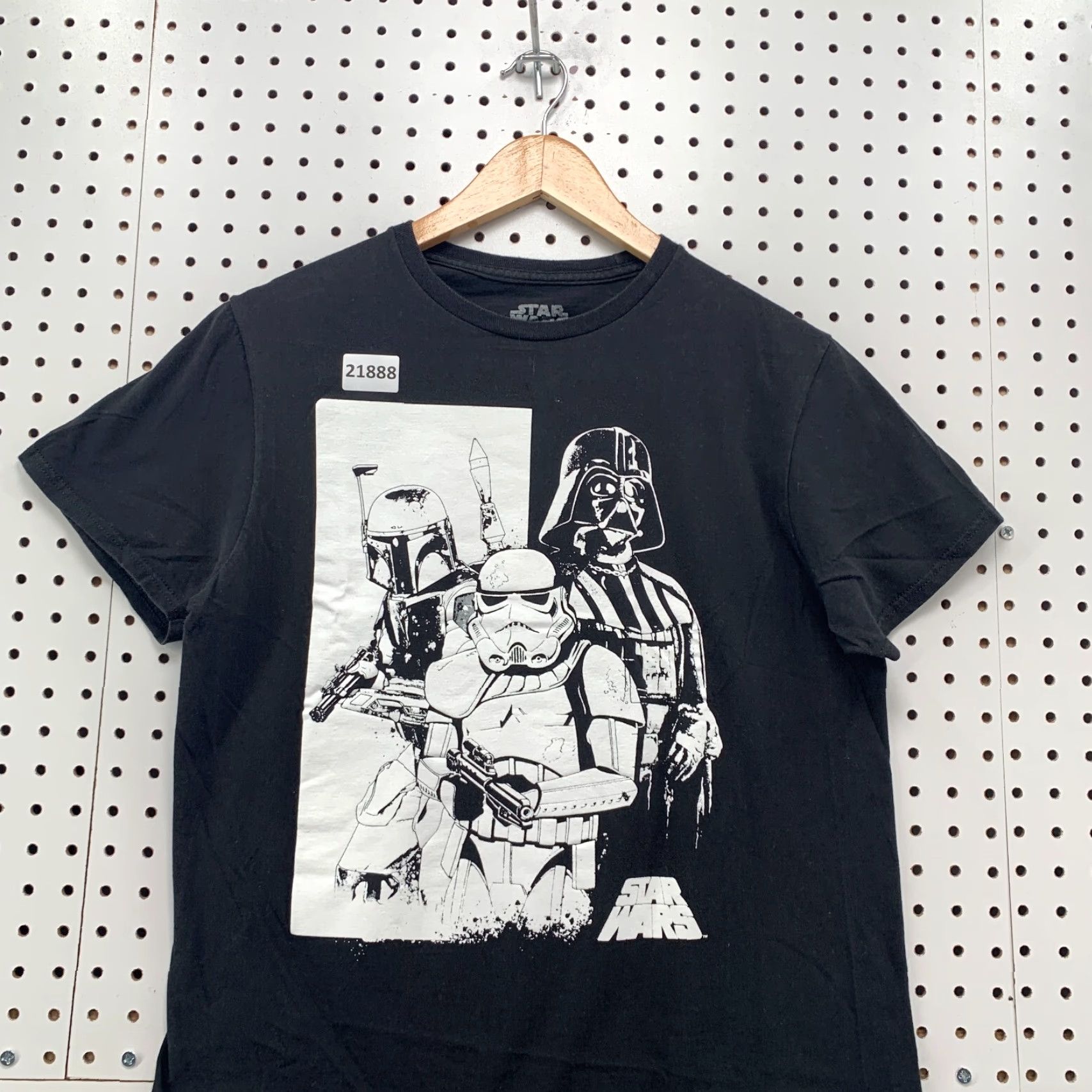 Star Wars VINTAGE Star Wars Graphic T-Shirt Black Darth Vader Stormtrooper Adult Medium Movie Size US M / EU 48-50 / 2 - 5 Thumbnail