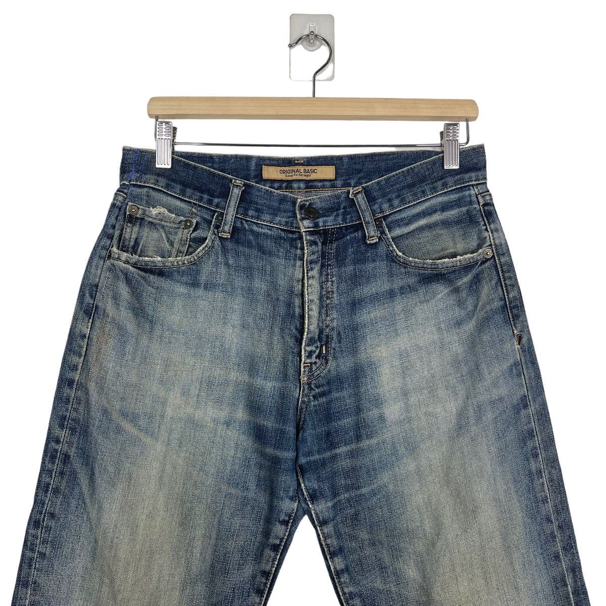 Japanese Brand UNIQLO PATCHWORK JEANS ZIPPER FLY Size US 31 - 3 Thumbnail