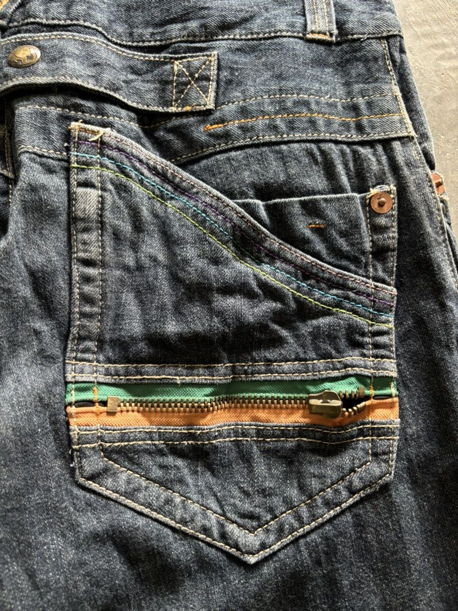 If Six Was Nine × Japanese Brand × Tornado Mart Root three style loose baggy style japanese jeans Size US 33 - 15 Thumbnail