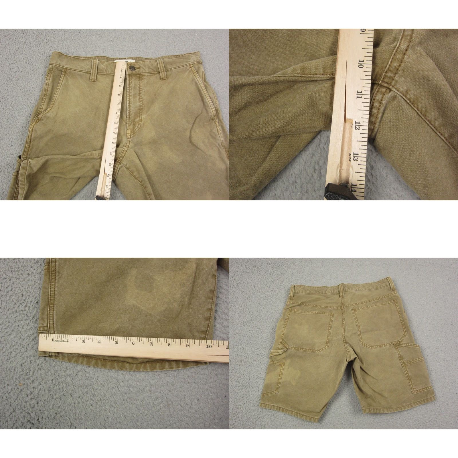 Madewell Madewell Cargo Shorts Mens 32 Khaki Brown Carpenter Baggy Workwear Outdoor Y2k Cargo Relaxed Mens Brown 32 Sport Size US 32 / EU 48 - 8 Thumbnail