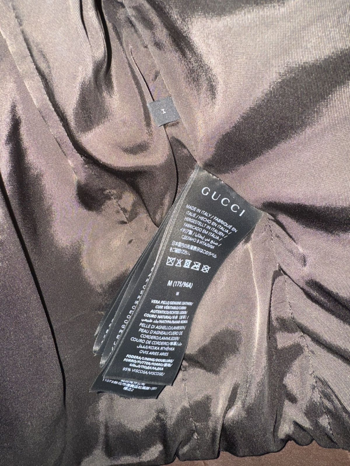 Gucci UNRELEASED Runway Demna GUCCI Leather Jacket Size US M / EU 48-50 / 2 - 6 Thumbnail