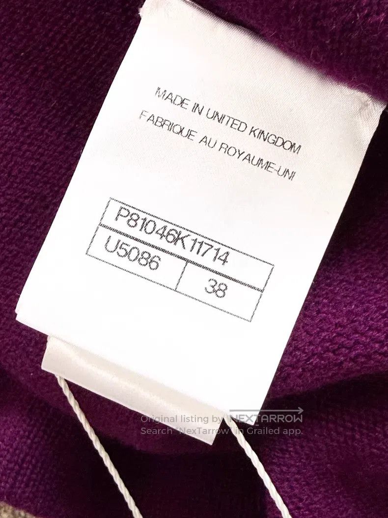 Chanel Chanel Purple cashmere cardigan coat Size XS / US 0-2 / IT 36-38 - 6 Thumbnail