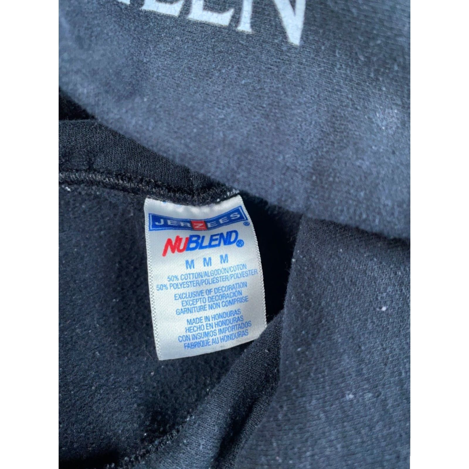 Jerzees VINTAGE Queen Logo Print Hoodie Adult Medium Black Jerzees Sweatshirt 90s Rock Mens Size US M / EU 48-50 / 2 - 3 Thumbnail