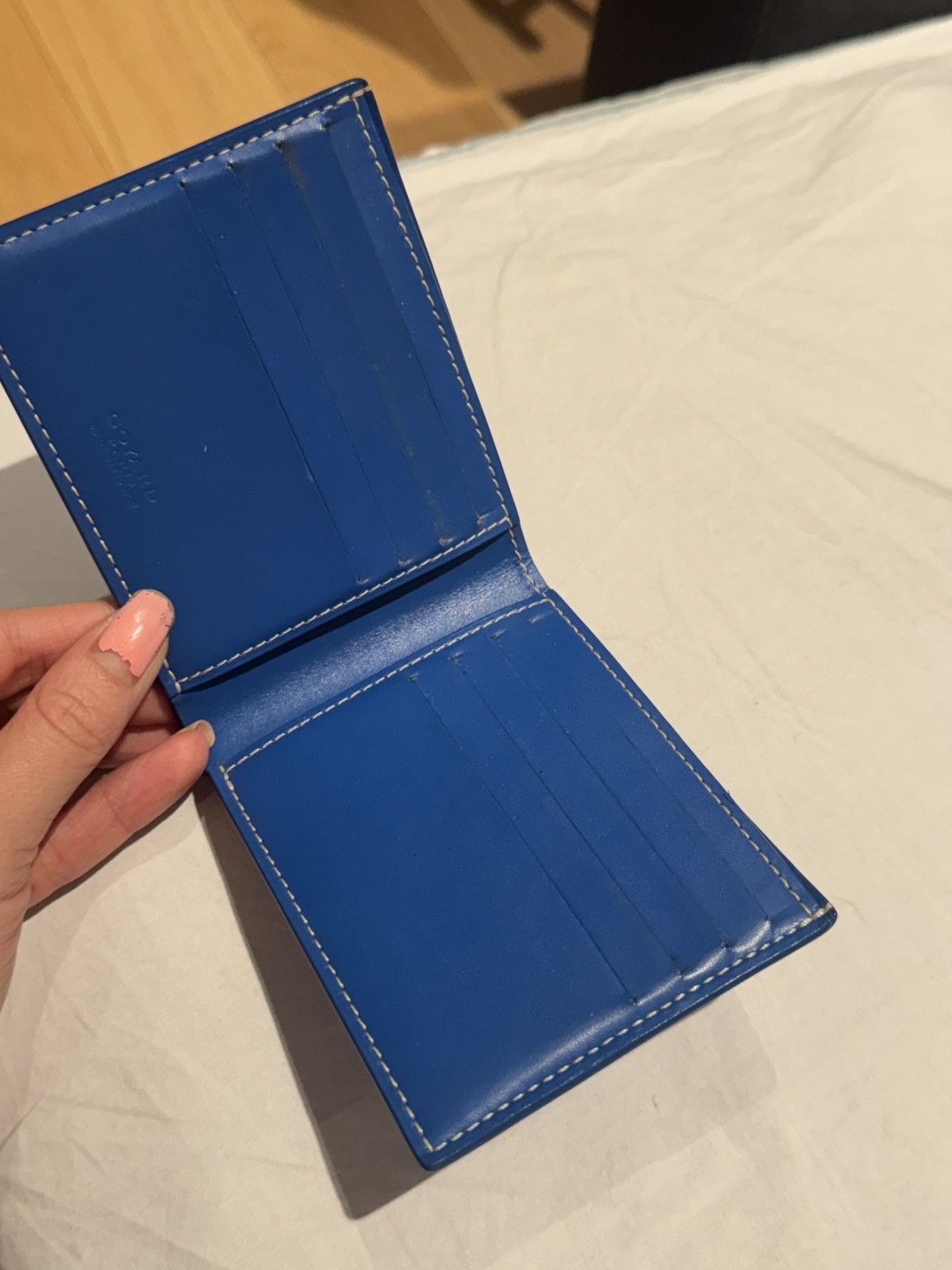Goyard Blue Goyard Bi Fold Wallet Size ONE SIZE - 5 Thumbnail
