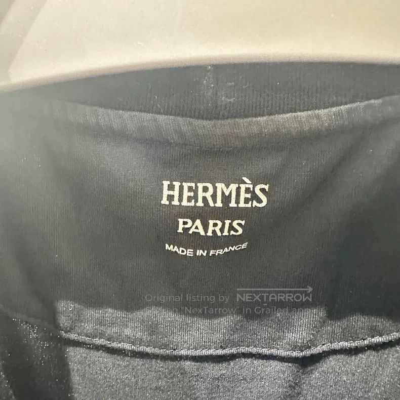 Hermes Hermes Round Neck Pig Nose Graphic Short Sleeve Size XS / US 0-2 / IT 36-38 - 3 Thumbnail