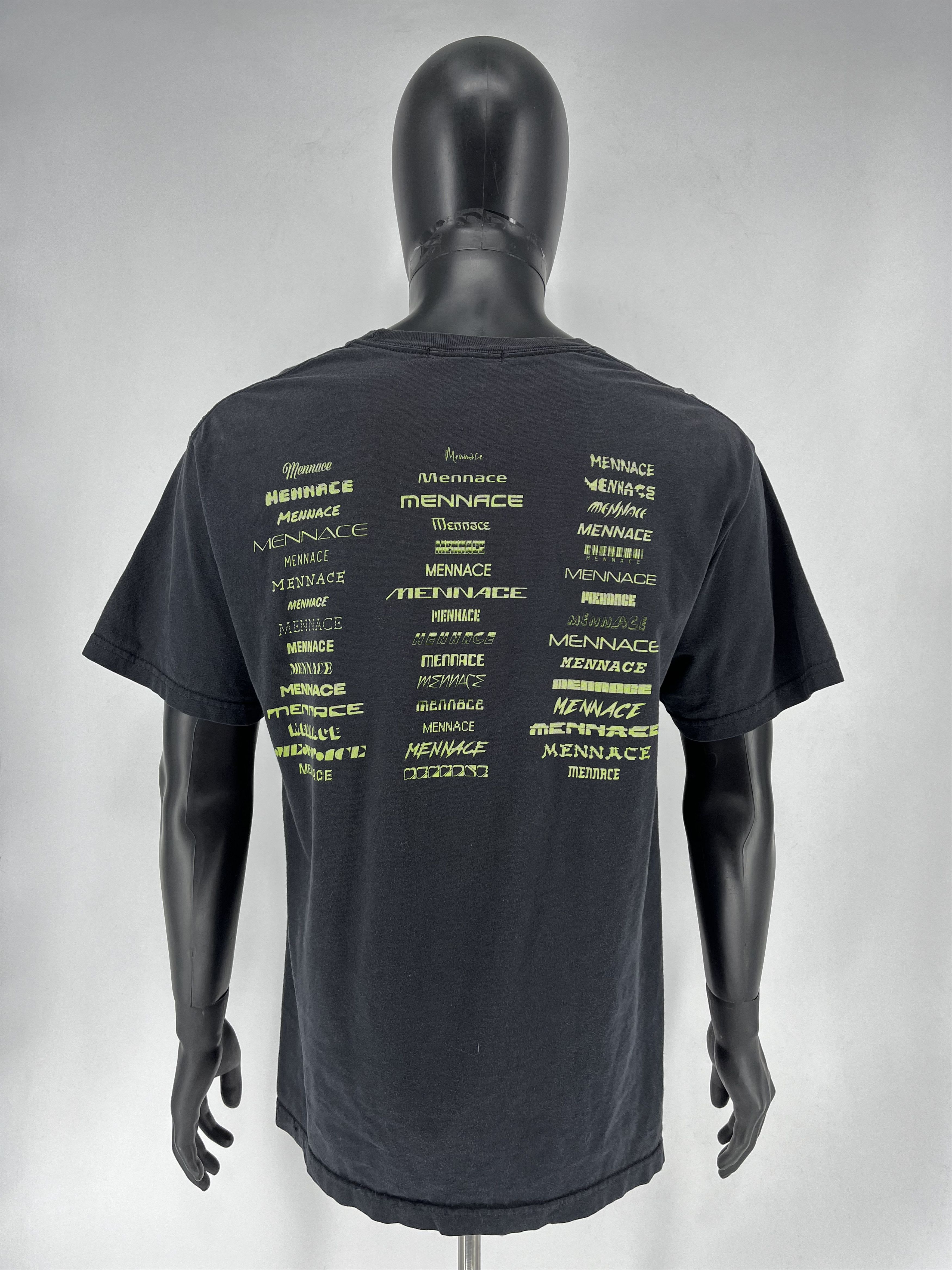 Menace × Vintage Mennace t-shirt with graphic prints in black Size M Size US M / EU 48-50 / 2 - 10 Thumbnail
