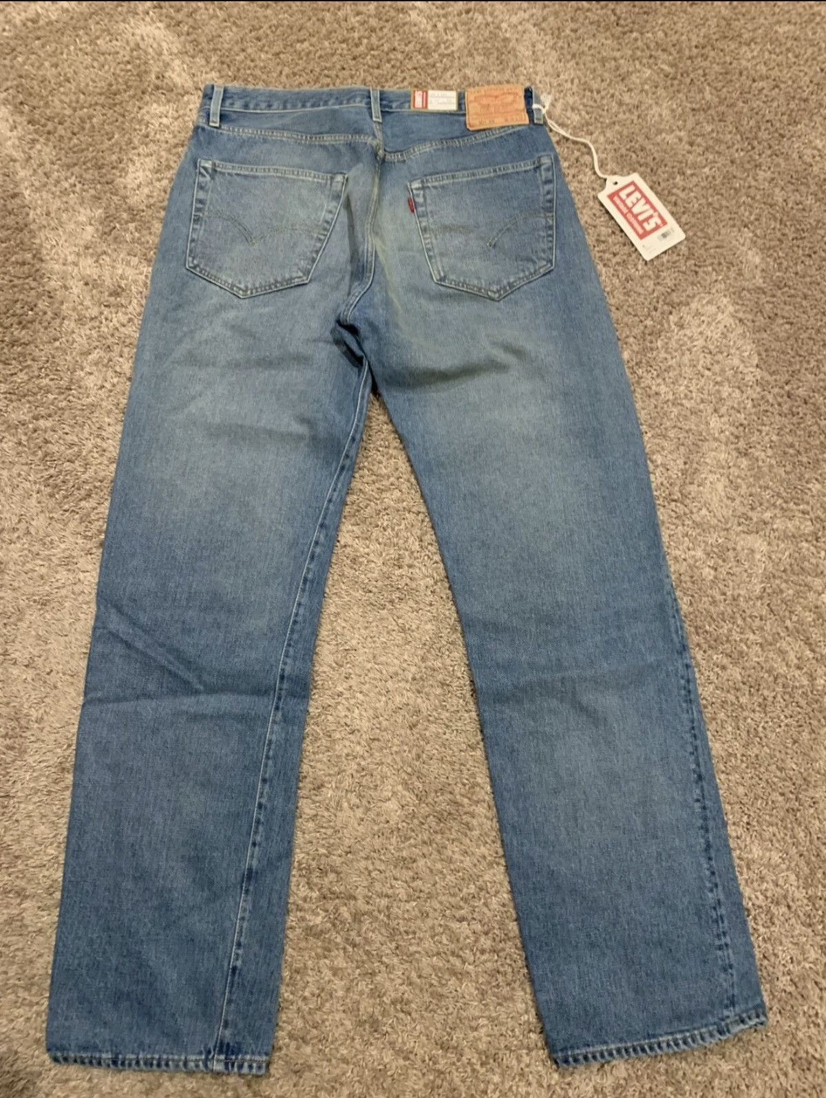 Levi's Vintage Clothing Levis Embroidered Paint Splatter Jeans “Trompe Loeil” Size US 30 / EU 46 - 2 Thumbnail